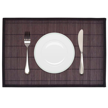 6 Bamboo Placemats 30 X 45 Cm