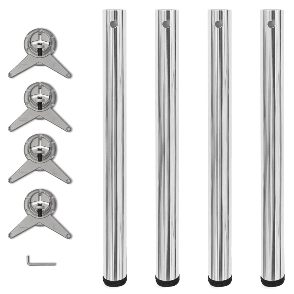 4 Height Adjustable Table Legs