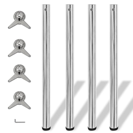 4 Height Adjustable Table Legs