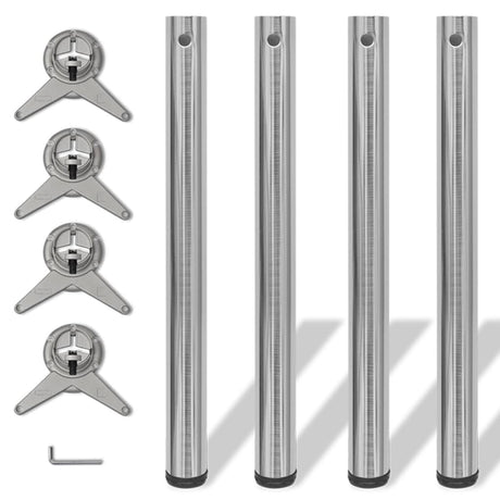 4 Height Adjustable Table Legs