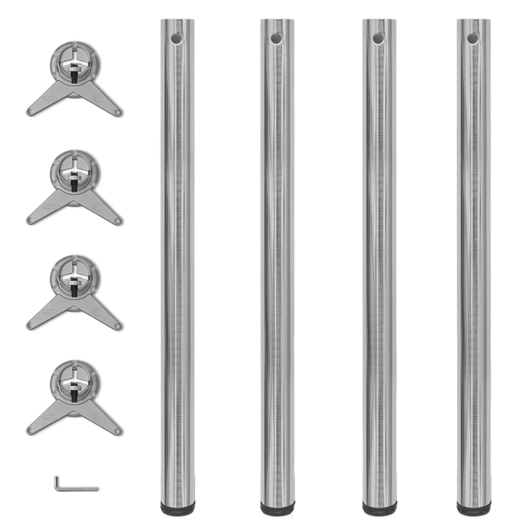 4 Height Adjustable Table Legs