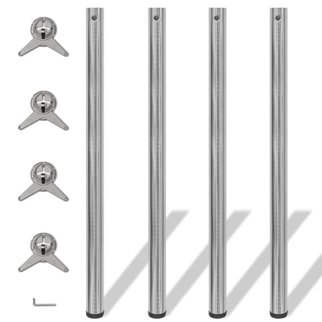 4 Height Adjustable Table Legs