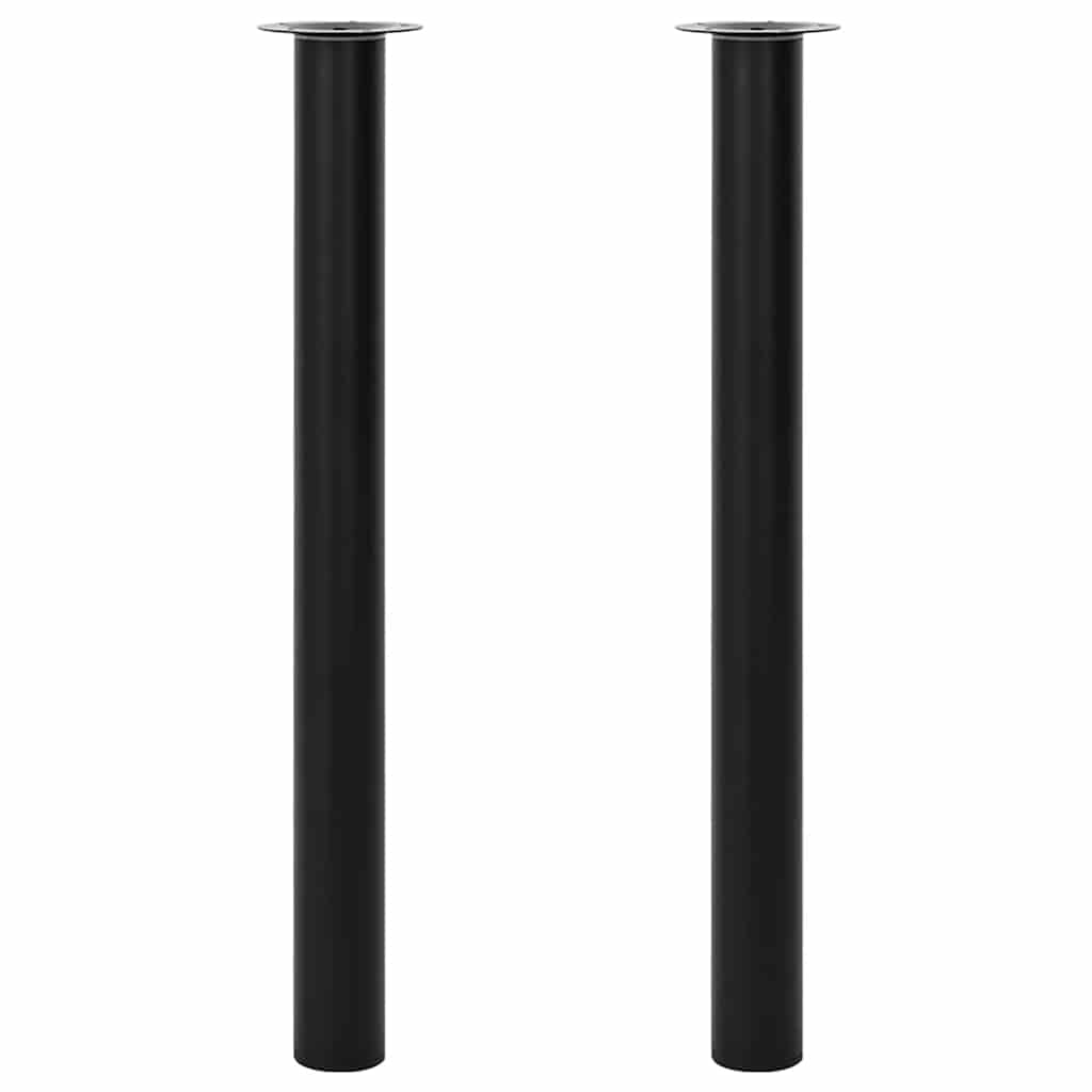 2 Telescopic Table Legs 710 Mm-1100 Mm
