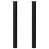 2 Telescopic Table Legs 710 Mm-1100 Mm