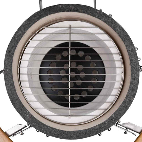 Kamado Barbecue Grill Smoker Ceramic 81 Cm