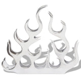 Wine Stand for 11 Bottles Silver Aluminium