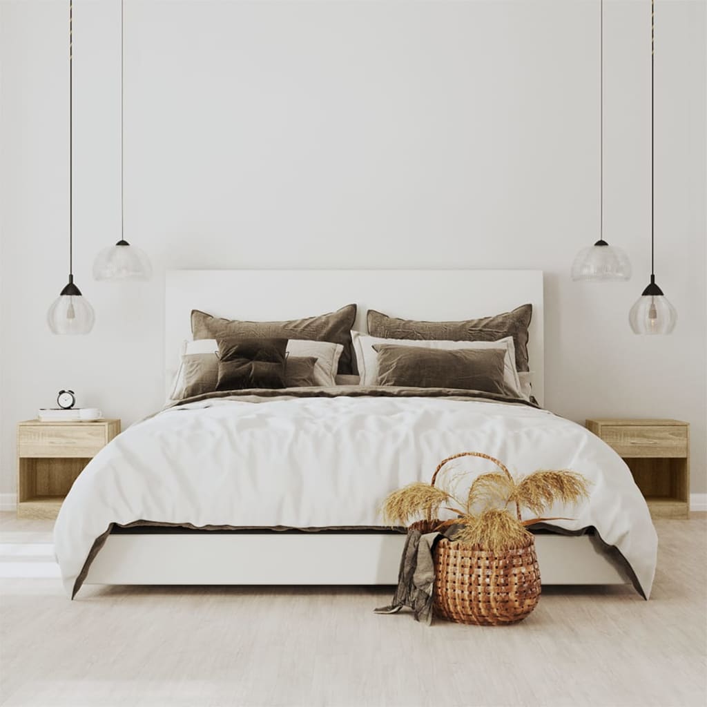 Nightstand 2 Pcs With Drawer