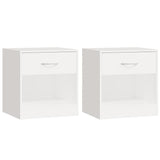 Nightstand 2 Pcs With Drawer