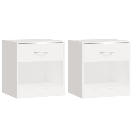 Nightstand 2 Pcs With Drawer