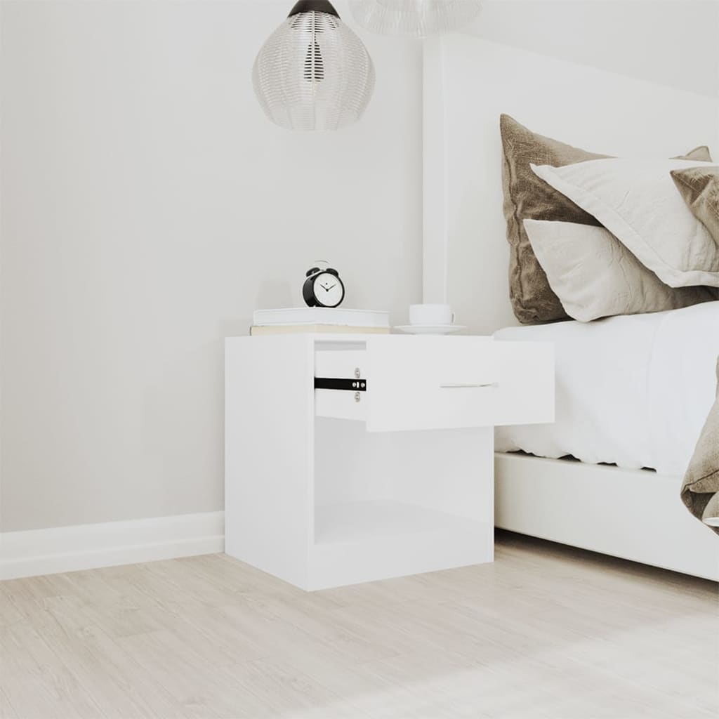 Nightstand 2 Pcs With Drawer