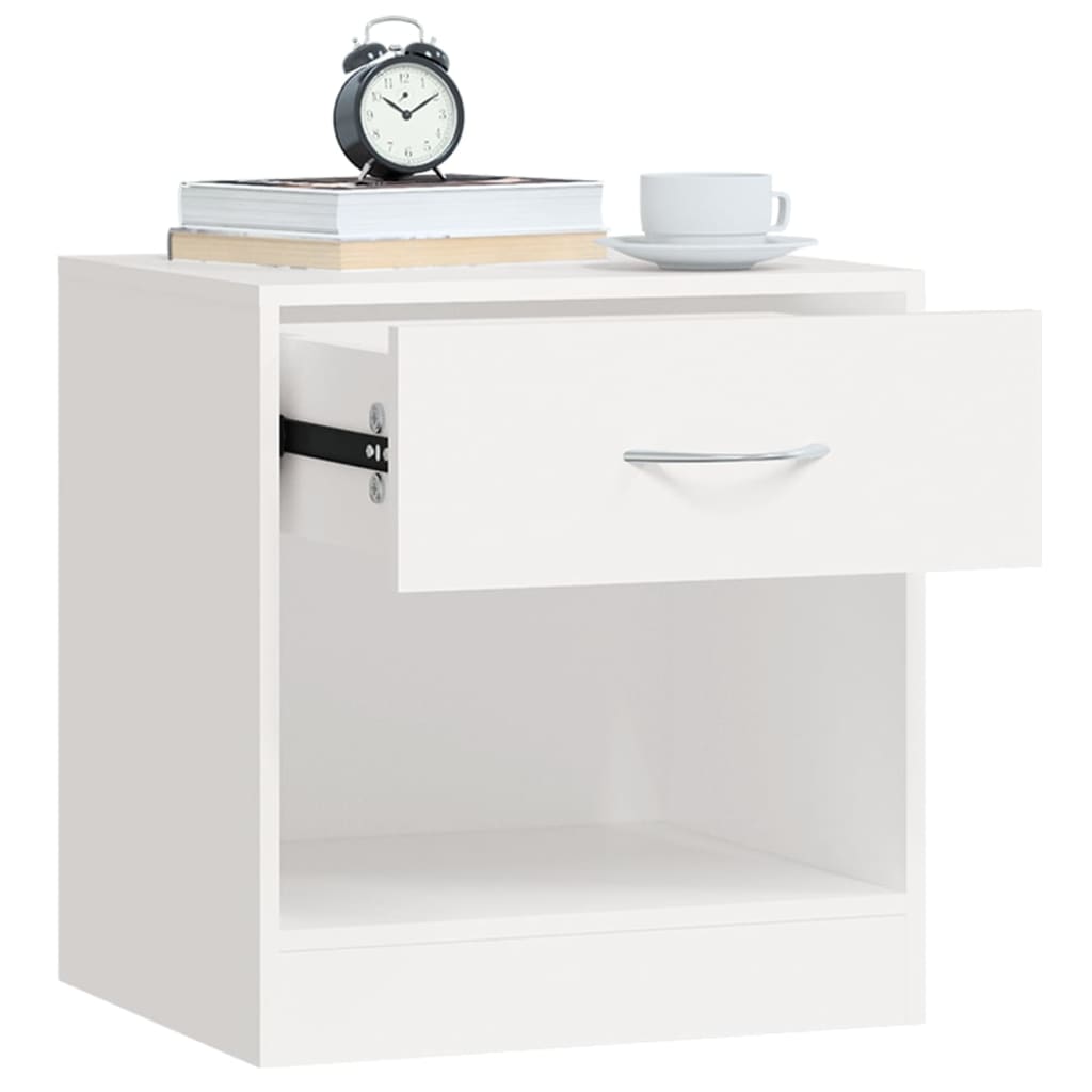Nightstand 2 Pcs With Drawer