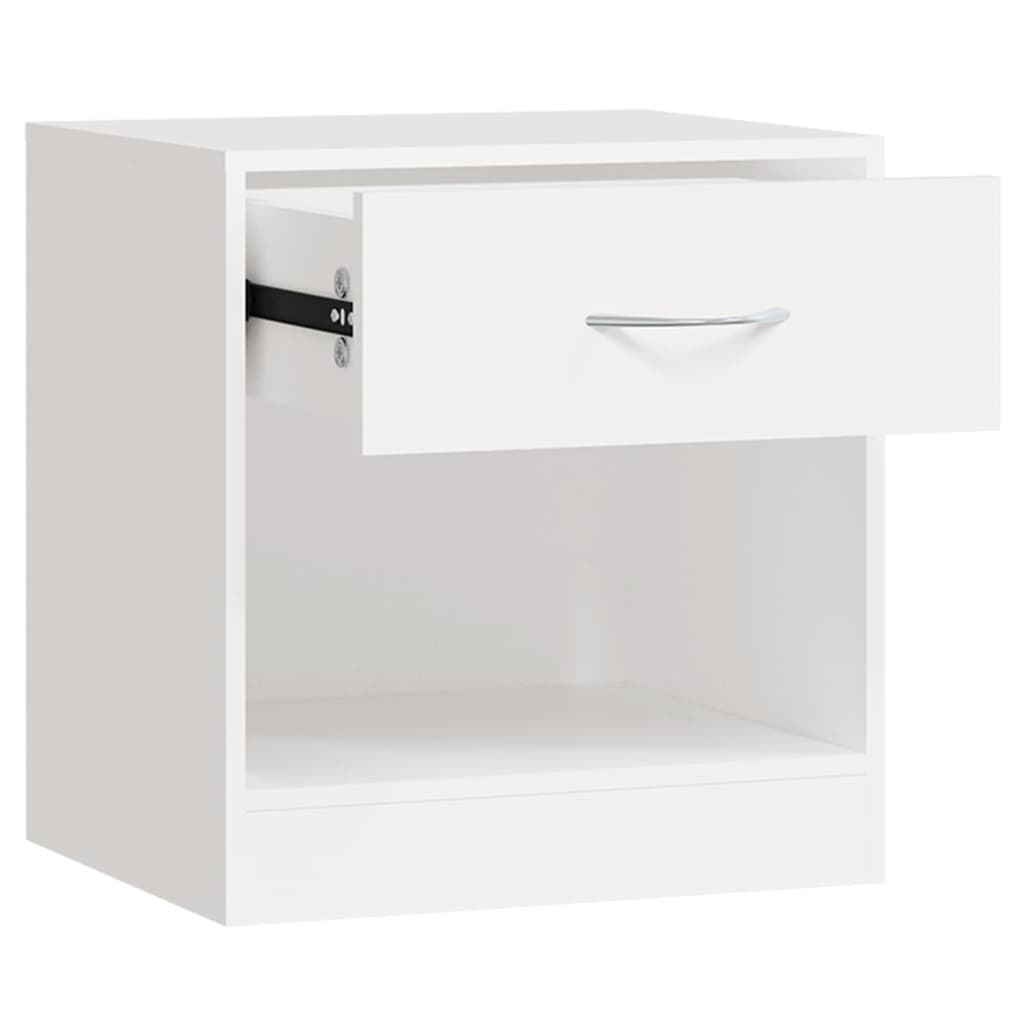 Nightstand 2 Pcs With Drawer