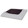 Double-Sided Quilted Bedspread Black/Grey