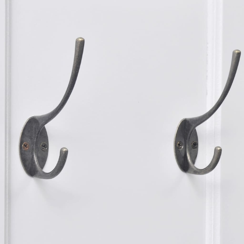 Coat Racks 2 Pcs White
