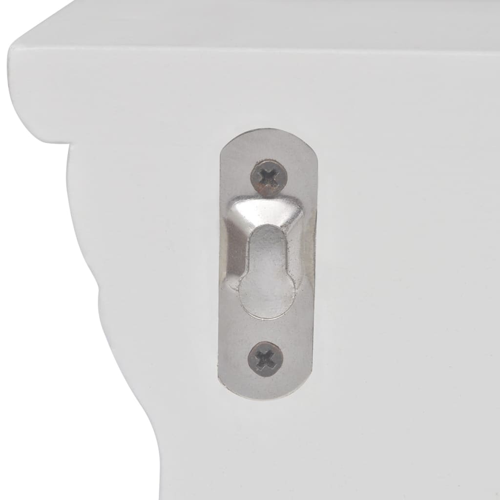 Wall Shelves Aaliyah 2 Pcs White