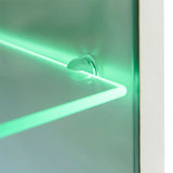 4 Pcs High Gloss Wall Display Cabinet Tv Unit With Led Lighting