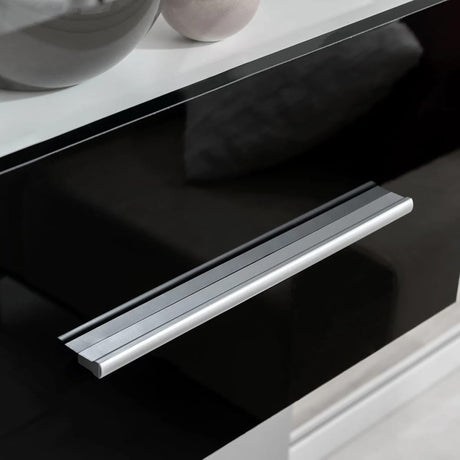 4 Pcs High Gloss Wall Display Cabinet Tv Unit With Led Lighting