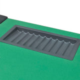 10-Player Poker Table With Dealer Area And Chip Tray