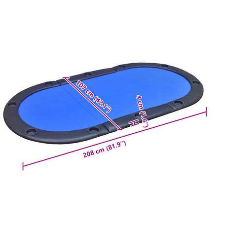10-Player Foldable Poker Tabletop