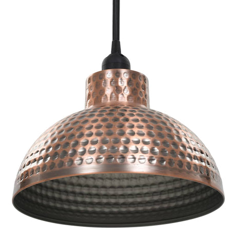 Ceiling Lamps 2 Pcs Semi-Spherical Copper Colour