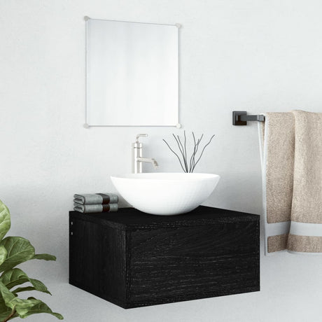 2 Piece Bathroom Furniture Set Engineered Wood