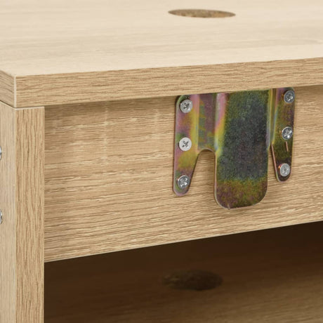 2 Piece Bathroom Furniture Set Engineered Wood