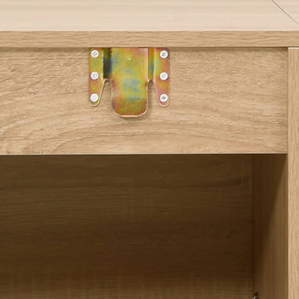 2 Piece Bathroom Furniture Set Engineered Wood
