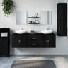 7 Piece Bathroom Furniture Set Engineered Wood