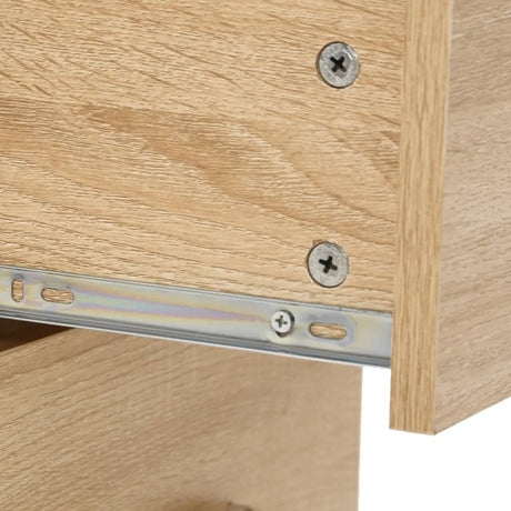 7 Piece Bathroom Furniture Set Engineered Wood