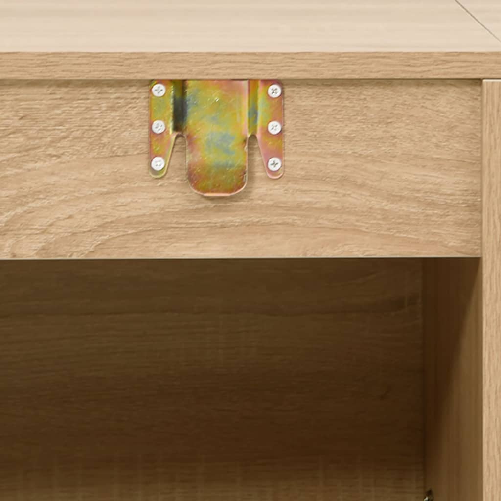 5 Piece Bathroom Furniture Set Engineered Wood