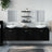 6 Piece Bathroom Furniture Set Engineered Wood