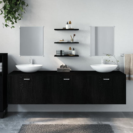 6 Piece Bathroom Furniture Set Engineered Wood