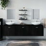 6 Piece Bathroom Furniture Set Engineered Wood