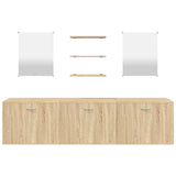 6 Piece Bathroom Furniture Set Engineered Wood