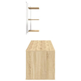 6 Piece Bathroom Furniture Set Engineered Wood
