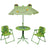 3 Piece Kids' Garden Bistro Set With Parasol