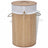 Bamboo Laundry Bin Round