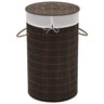 Bamboo Laundry Bin Round