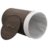 Bamboo Laundry Bin Round