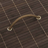 Bamboo Laundry Bin Round