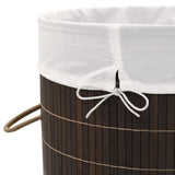 Bamboo Laundry Bin Round