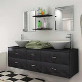 Three Piece Bathroom Furniture And Basin Set