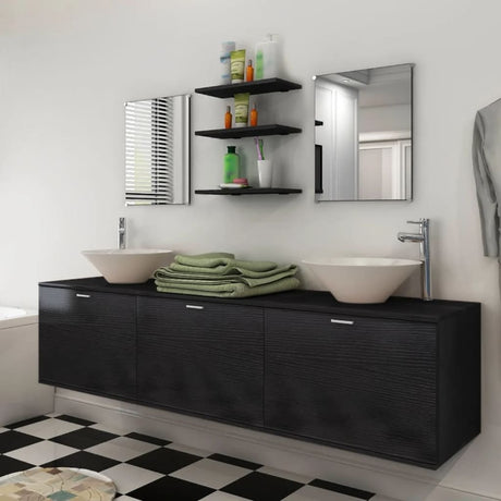 Three Piece Bathroom Furniture And Basin Set