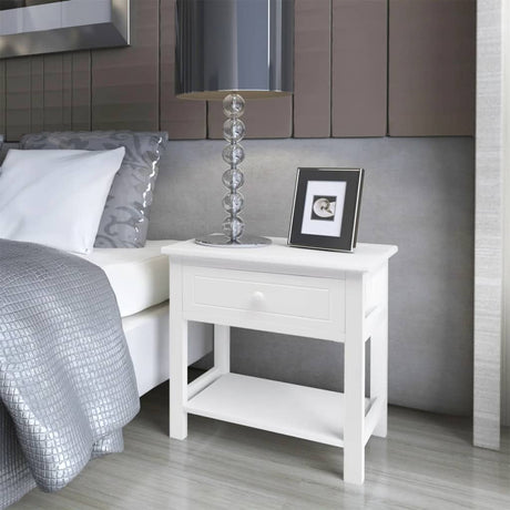 Bedside Cabinets 2 Pcs Wood
