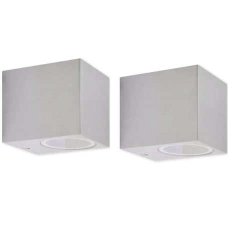 Cube Outdoor Wall Lights 2 Pcs