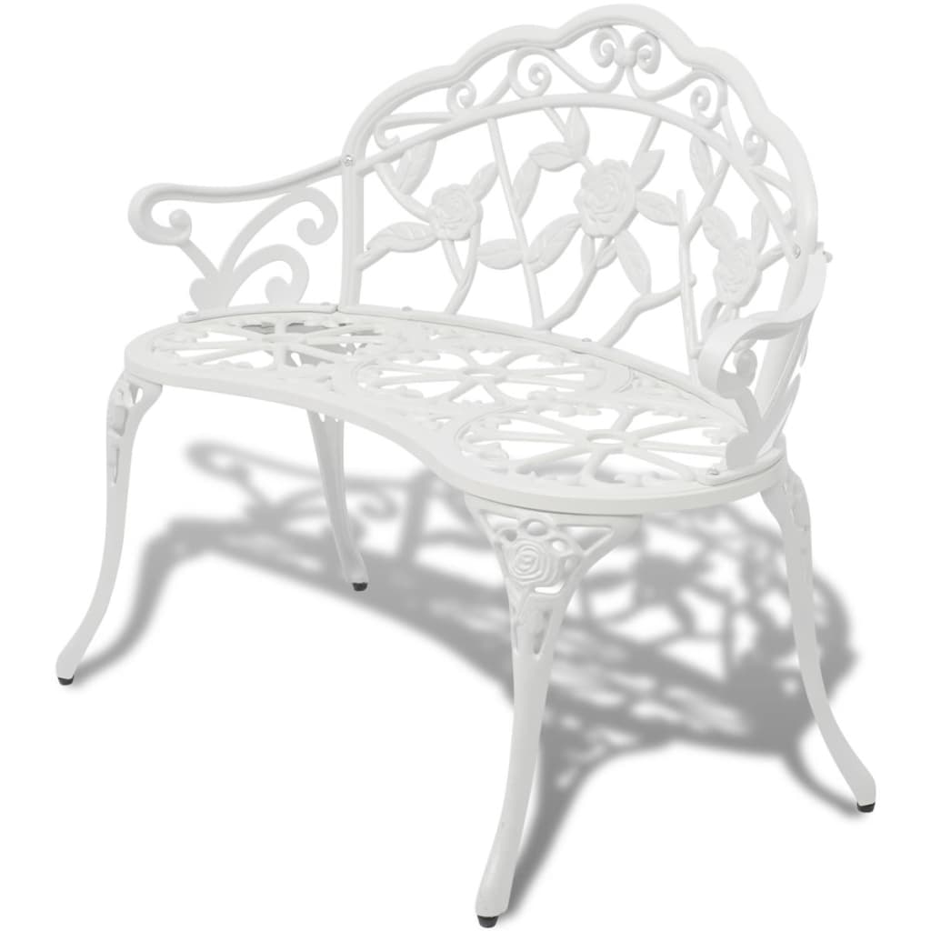 Bistro Bench 100Cm Cast Aluminium