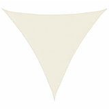 Sunshade Sail Oxford Fabric Triangular 5x5x5 m Cream