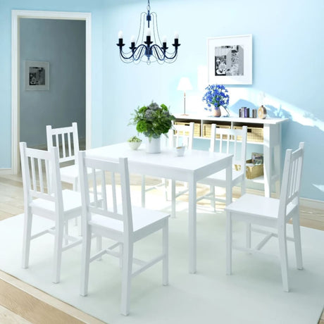 Three Piece Dining Set Pinewood