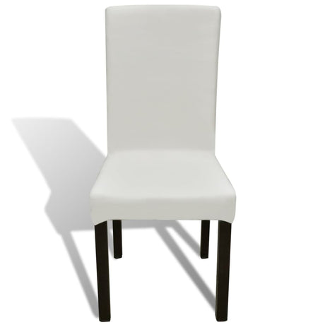 Straight Stretchable Chair Cover 4 Pcs