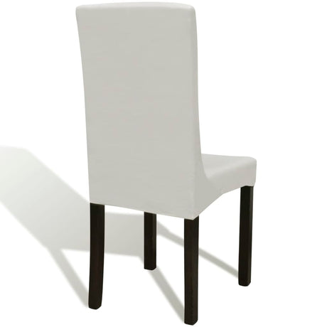 Straight Stretchable Chair Cover 4 Pcs